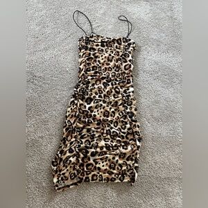Leopard Print Mini Dress